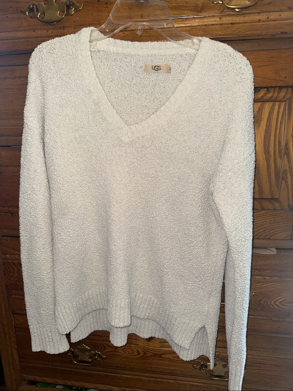 UGG Cecilia V-Neck Pullover Sweater Sz S